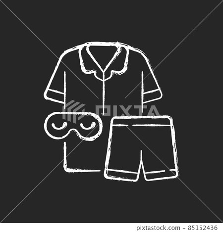 Vector Illustration Of Pyjamas Isolated On White Background Stock