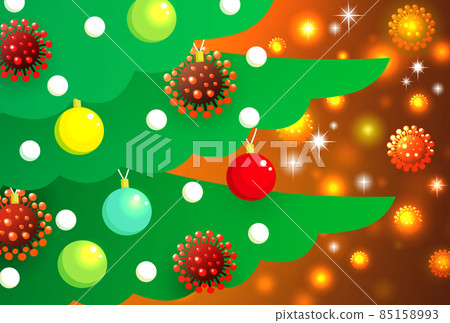 聖誕樹和新型冠狀病毒 85158993