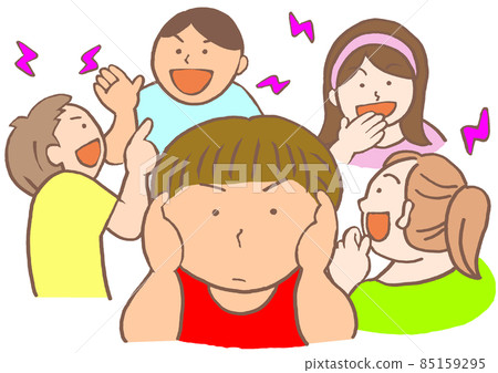 Developmental disability, hyperesthesia, a boy who closes his ears in the classroom Developmental disability, hyperesthesia, a boy who closes his ears in the classroom 85159295