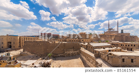 Panorama of Mosque of Muhammad Ali Pasha, Citadel prison, and Egyptian National Archive Building Panorama of Mosque of Muhammad Ali Pasha, Citadel prison, and Egyptian National Archive Building 85161554