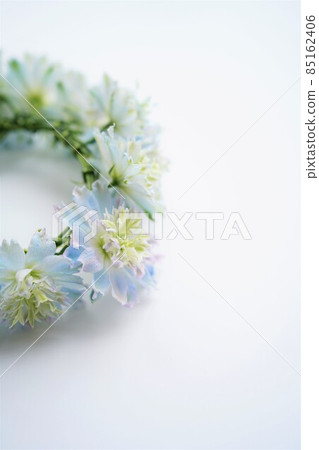 Crown made of delphinium Crown made of delphinium 85162406