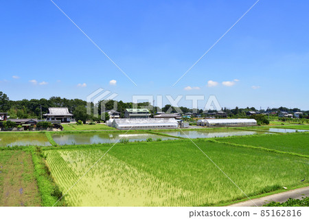 2021年從川越市站到寄居站的東武東上線電車窗口的風景 85162816
