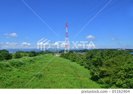 2021年從川越市站到寄居站的東武東上線電車窗口的風景 85162904