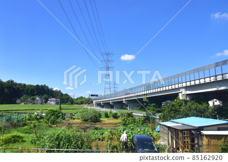 In 2021, the scenery from the Tobu-Tojo Line train window from Kawagoeshi Station to Yorii Station 85162920