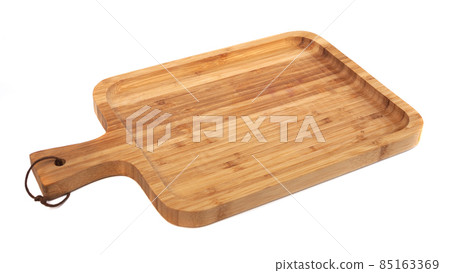wooden cutting board isolated on white background wooden cutting board isolated on white background 85163369