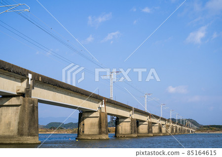 Komarugawa Railway Bridge, Nippou Line, Takanabe 85164615