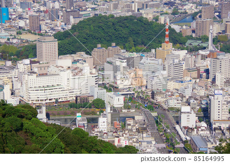 從德島縣美山眺望德島站周邊地區 85164995