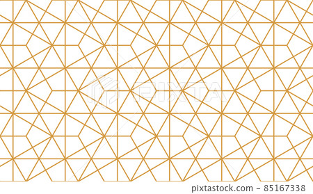 The geometric pattern with lines. Seamless vector background. White and gold texture. Graphic modern pattern. Simple lattice graphic design The geometric pattern with lines. Seamless vector background. White and gold texture. Graphic modern pattern. Simple lattice graphic design 85167338