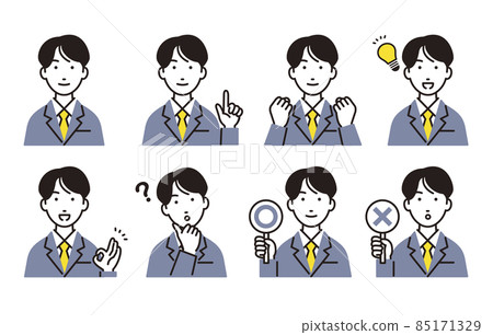 People high school boy set People high school boy set 85171329