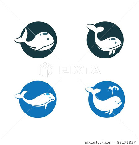 Baby whale icon 85171837