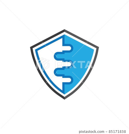 Shield  icon logo 85171838