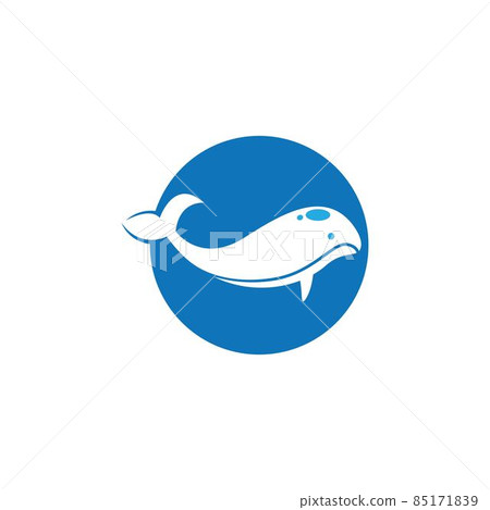 Baby whale icon Baby whale icon 85171839