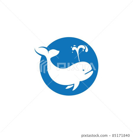 Baby whale icon Baby whale icon 85171840