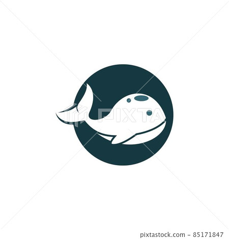 Baby whale icon Baby whale icon 85171847