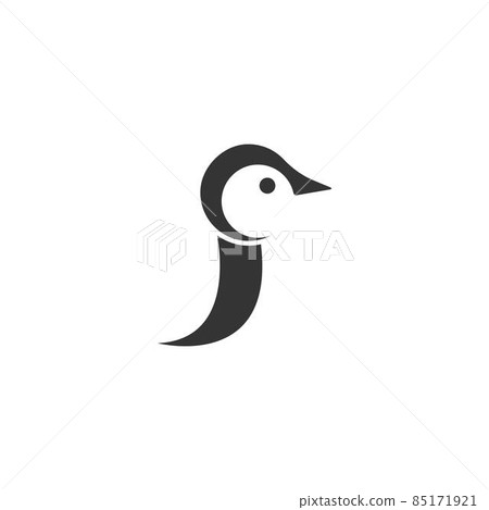 Penguin icon logo design template illustration Penguin icon logo design template illustration 85171921