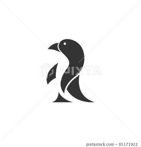 Penguin icon logo design template illustration Penguin icon logo design template illustration 85171922