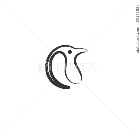 Penguin icon logo design template illustration Penguin icon logo design template illustration 85171923