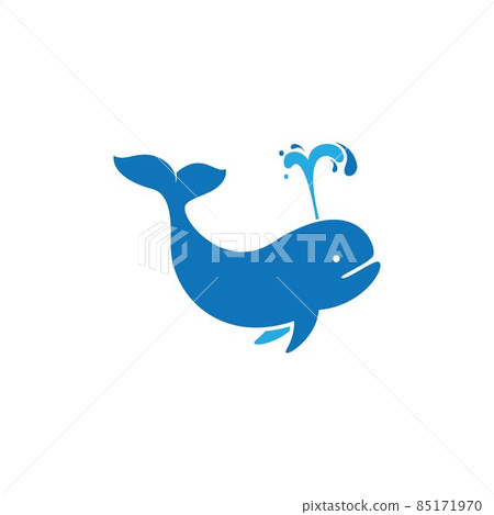 Baby whale icon Baby whale icon 85171970