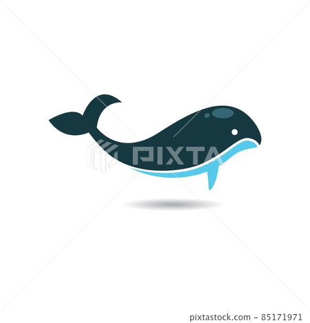 Baby whale icon Baby whale icon 85171971