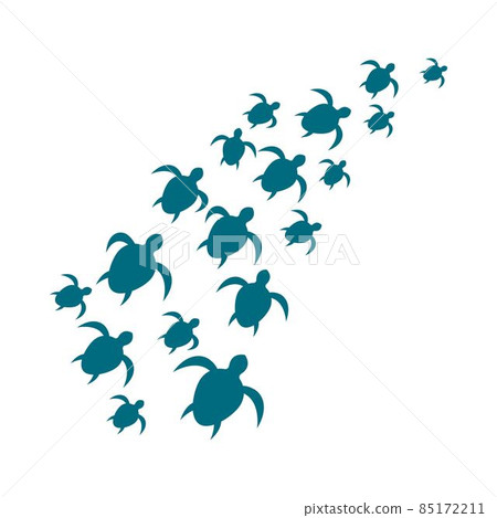 Turtle logo vector icon Turtle logo vector icon 85172211