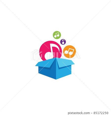 Music box logo creative vector icon Music box logo creative vector icon 85172250