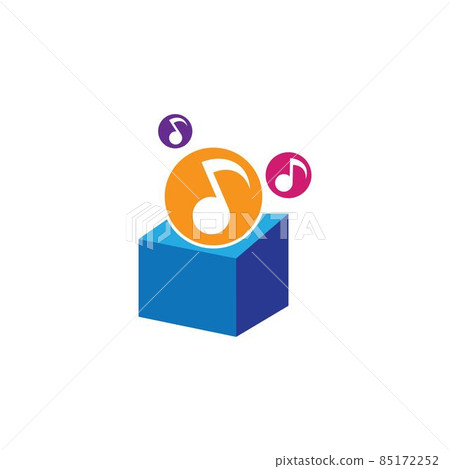Music box logo creative vector icon Music box logo creative vector icon 85172252