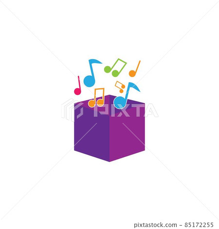 Music box logo creative vector icon Music box logo creative vector icon 85172255