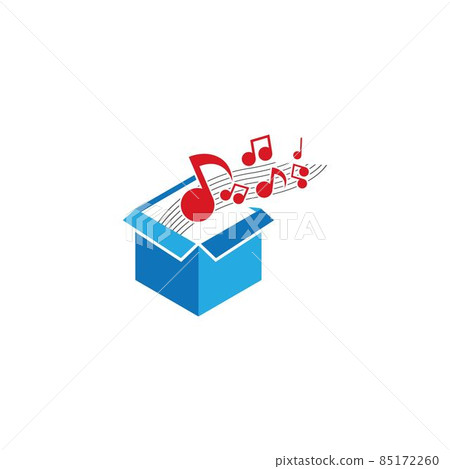 Music box logo creative vector icon 85172260