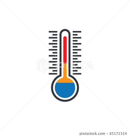 Thermometer vector icon illustration 85172314
