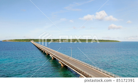 宮古島來間橋鳥瞰圖 85172391