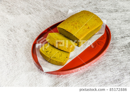 抹茶蛋糕 使用抹茶的日式蛋糕 85172886