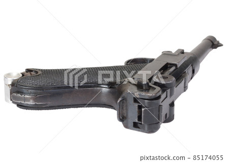 Luger P08 Parabellum handgun isolated 85174055