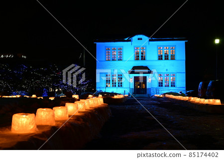 北海道北見市八家紀念館燈火通明 北海道北見市八家紀念館燈火通明 85174402