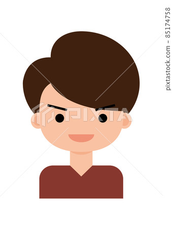 簡單的男性圖標說明 85174758