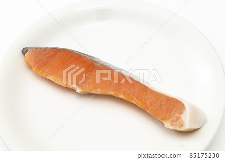 Salmon fillet white background Salmon fillet white background 85175230