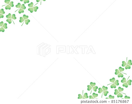 Clover wallpaper, frame - Stock Illustration [85176867] - PIXTA