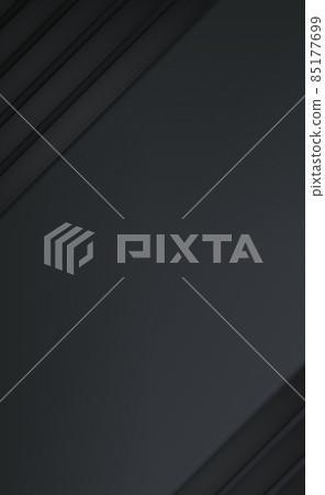 Abstract dark black textured panoramic background - Vector 85177699