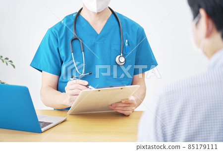 Doctor's examination without face Doctor's examination without face 85179111