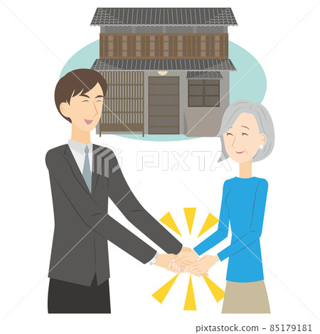 在京都買賣舊町屋的資深男女推銷員 85179181