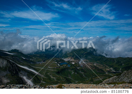 Looking toward Murodo from Miyama Looking toward Murodo from Miyama 85180776