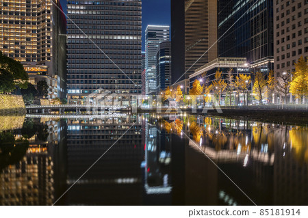 [Tokyo] Illuminated moat of Kokyogaien 85181914