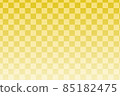 方格花紋金色，橫長 85182475
