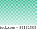 方格花紋綠色，橫長 85182505