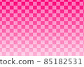 方格花紋粉紅色，橫長 85182531