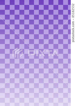 方格圖案紫色,縱長 方格圖案紫色,縱長 85182532