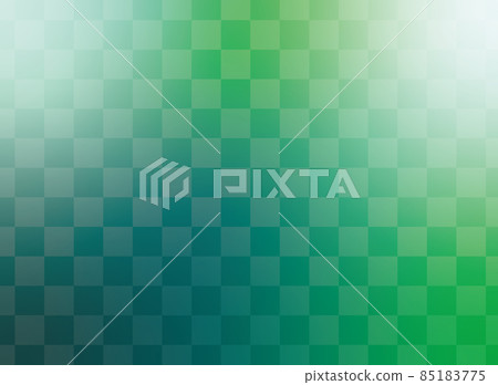Deep green gradation background [checkered pattern / large] 85183775