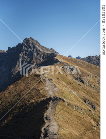 Mountain panorama of the Tatra Mountains from Kasprowy Wierch 85183803
