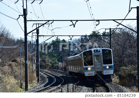 北斗市小淵澤町、中央本線列車、普通下車 85184239