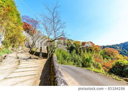 Autumn Oka Castle Ruins Taketa City, Oita Prefecture Autumn Oka Castle Ruins Taketa City, Oita Prefecture 85184286