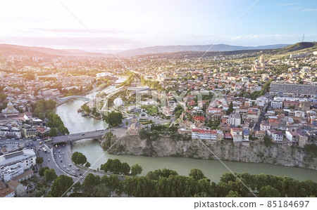 Landscape of Tbilisi downtown 85184697